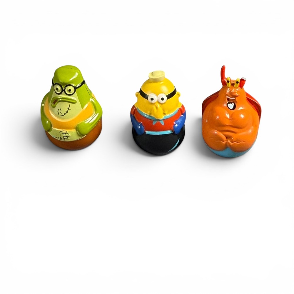 SpongeBob SquarePants Frankford Candy Figures Bubble Bass Barnacle Boy Larry Set